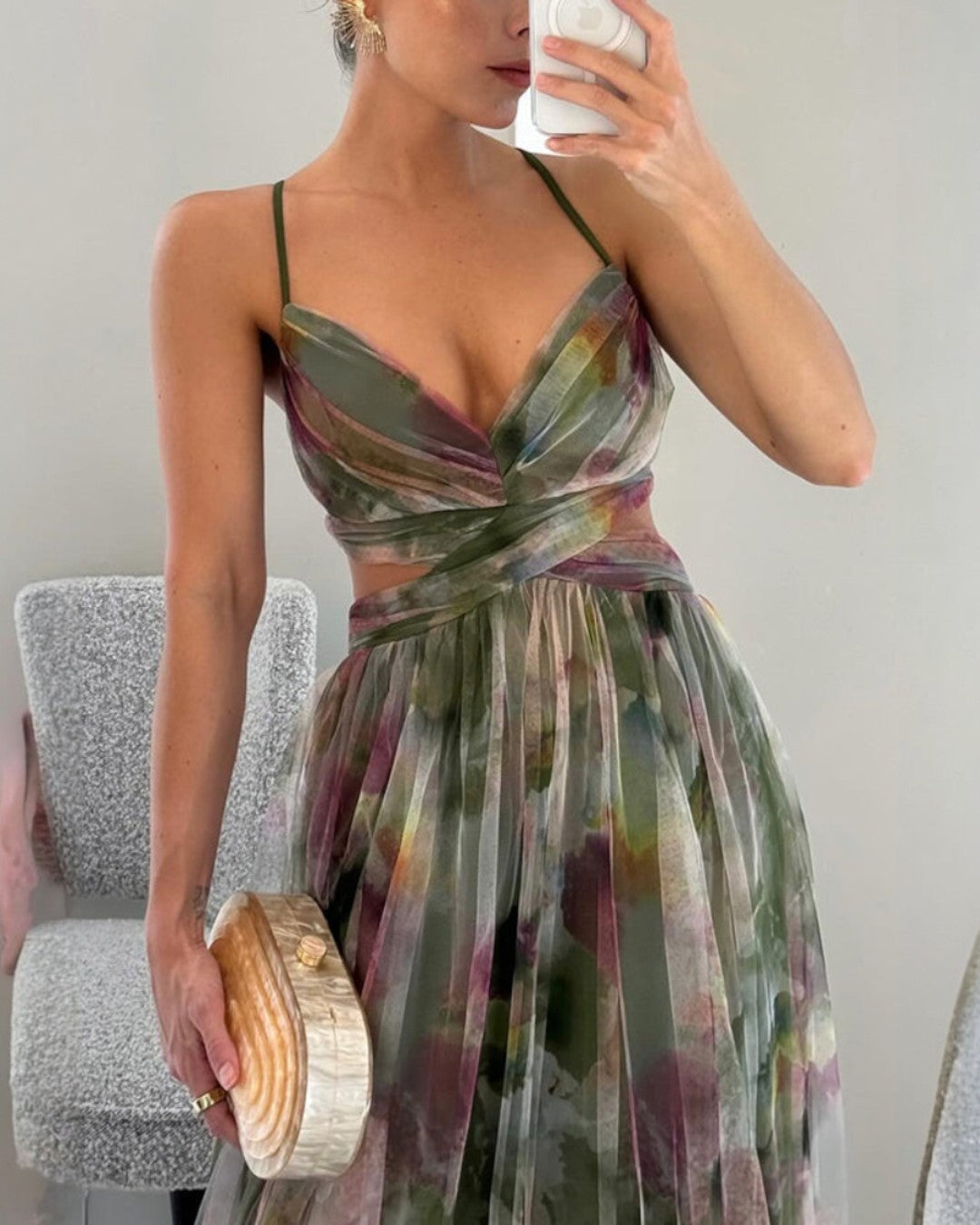 Lucía | Vestido maxi floral etéreo
