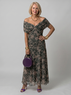 Calen | Vestido fluido con hombros descubiertos