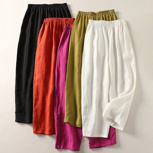 Amalia | Pantalón fluido de lino