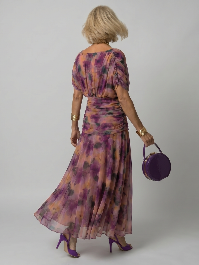 Calen | Vestido fluido con hombros descubiertos