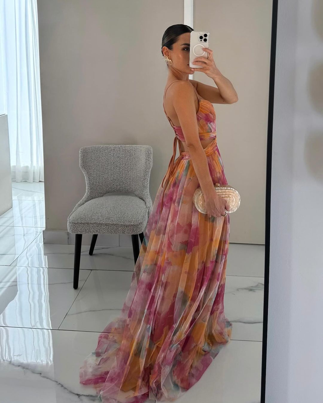 Lucía | Vestido maxi floral etéreo