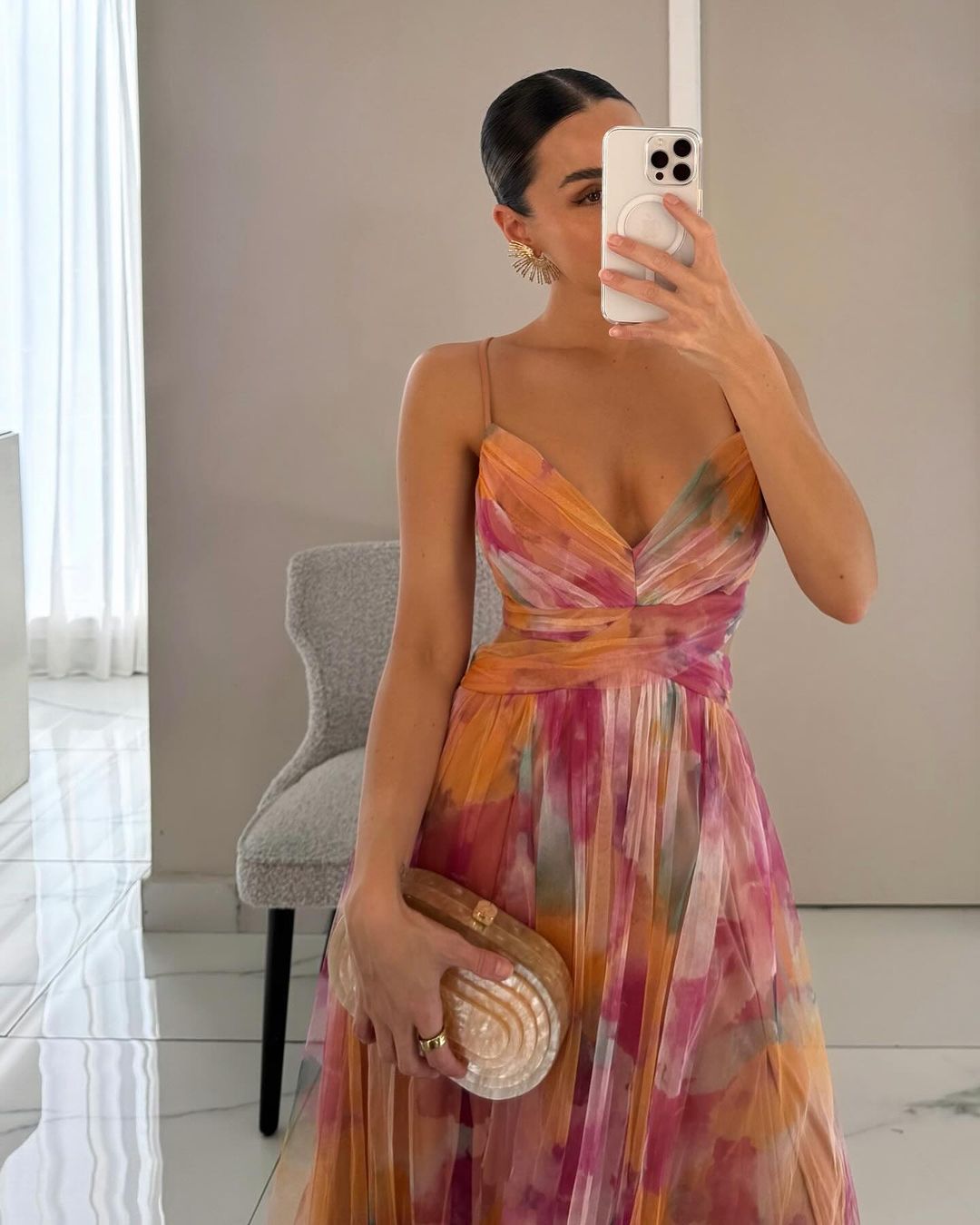 Lucía | Vestido maxi floral etéreo