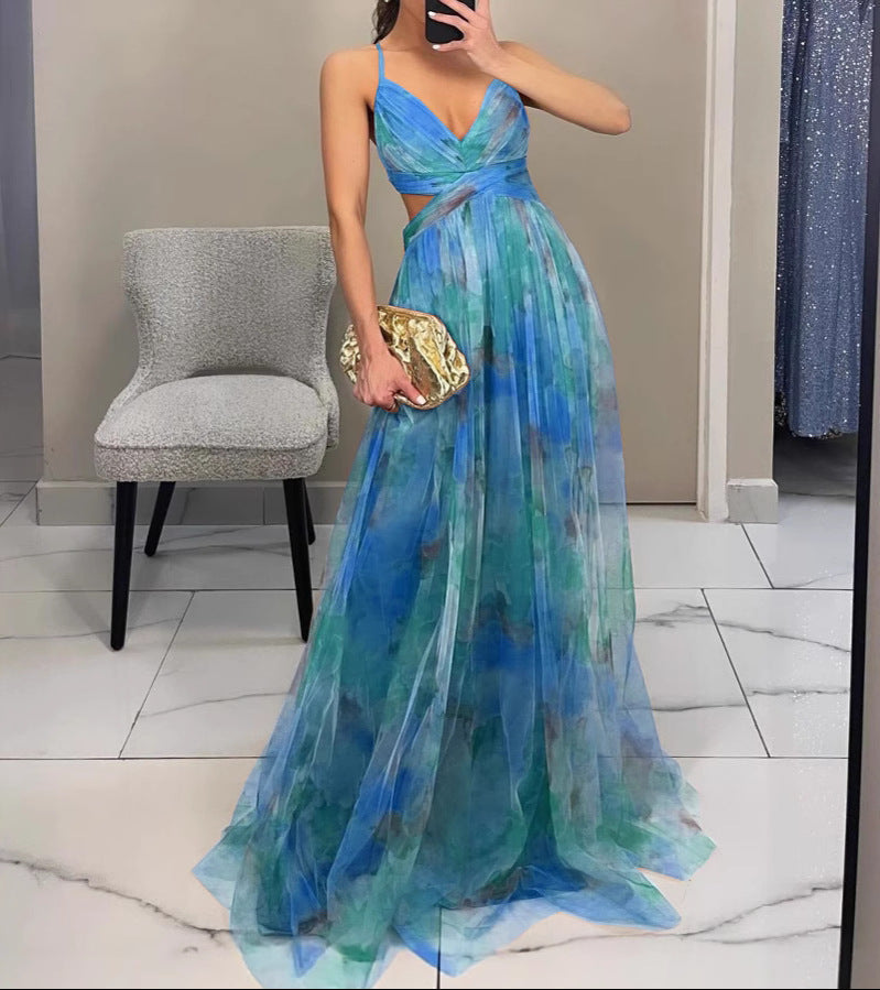 Lucía | Vestido maxi floral etéreo