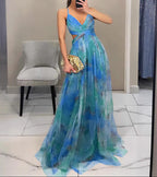 Lucía | Vestido maxi floral etéreo
