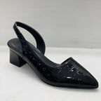 Ivonne | Zapatos punta fina con tacón de bloque