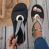 Estela | Sandalias planas con hebilla