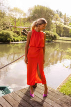 Océana | Vestido ligero de cuello alto