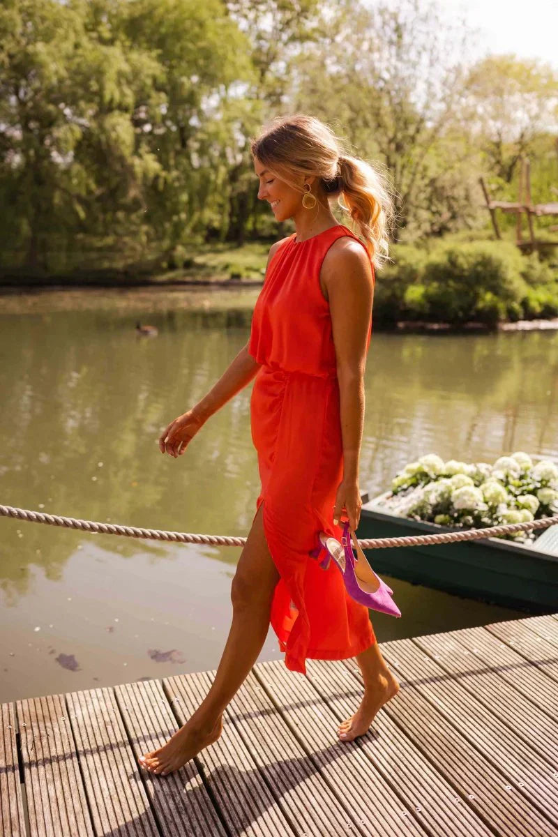 Océana | Vestido ligero de cuello alto