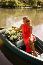 Océana | Vestido ligero de cuello alto